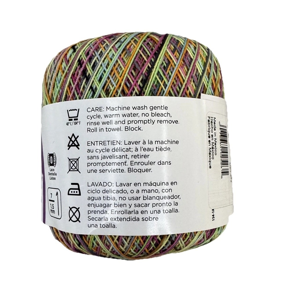 Aunt Lydia's Classic 10 Crochet Thread Blacklight 300yd Mercerized Cotton Yarn - Picture 4 of 5